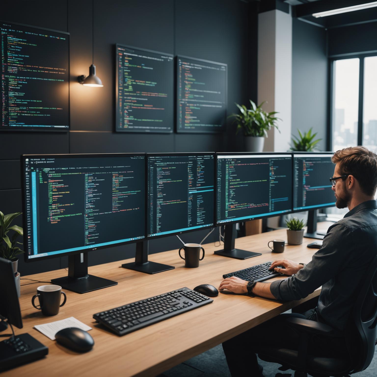 Code editor displaying syntax from multiple programming languages