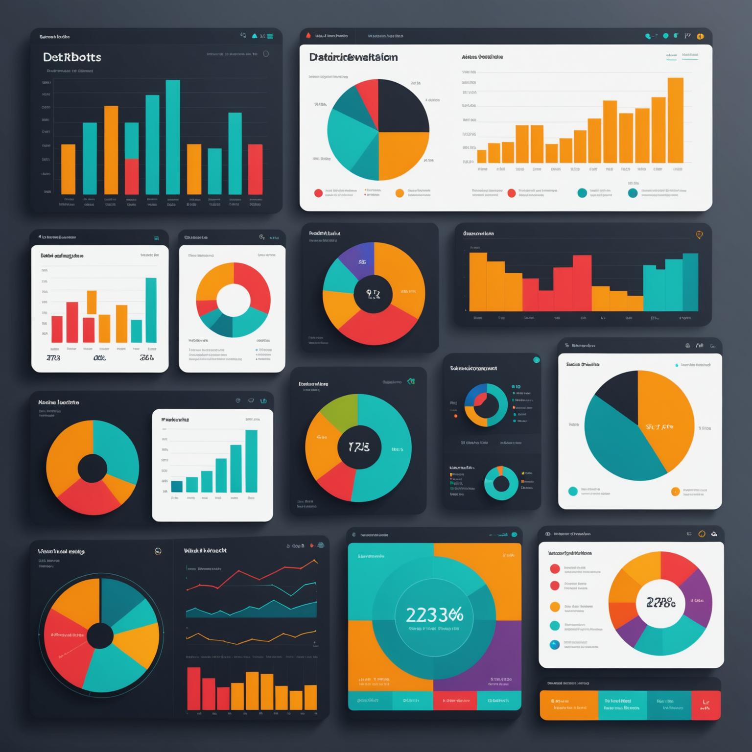 Data analytics visualization charts