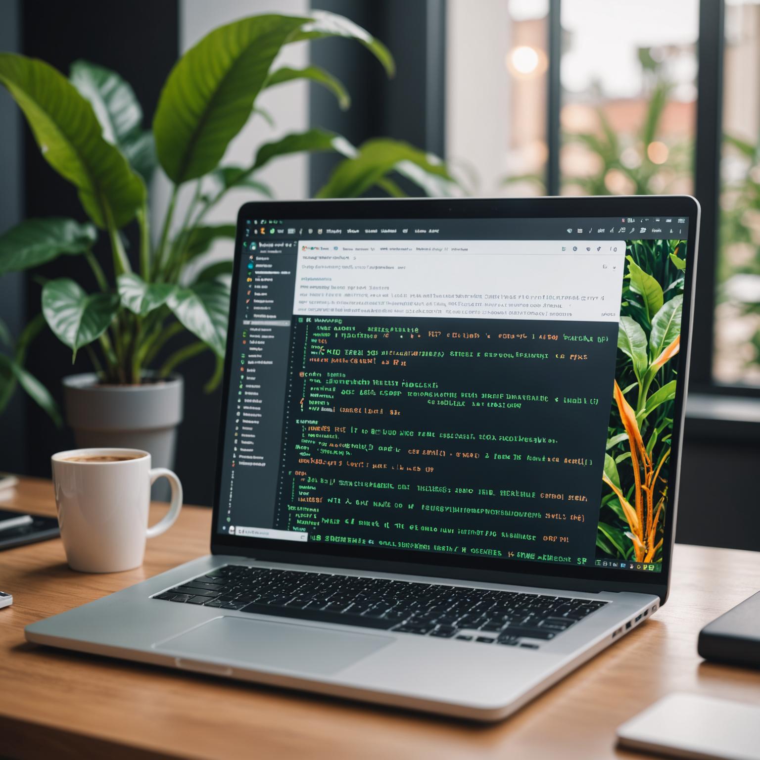 Python code on screen with AI model training output